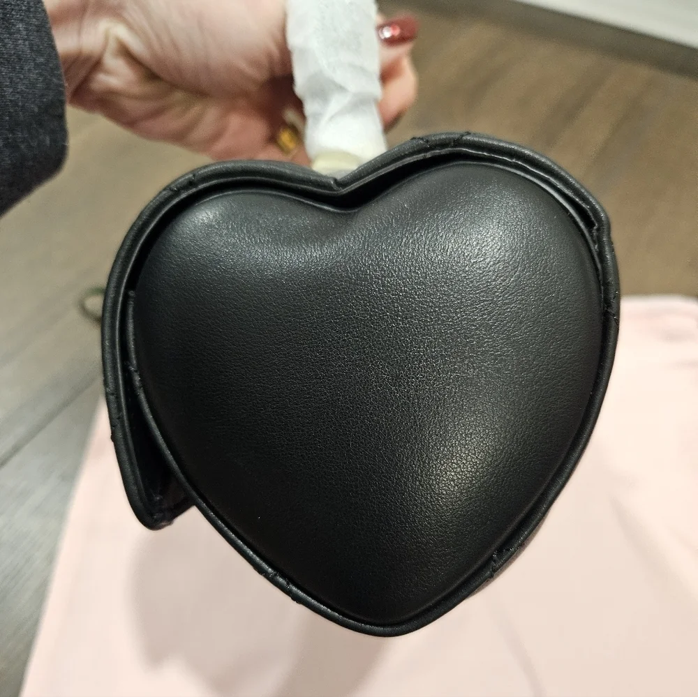 NWT ♠️ Kate Spade Heart 3D Barrel Quilted Leather Specialty Bag+Dusty $429